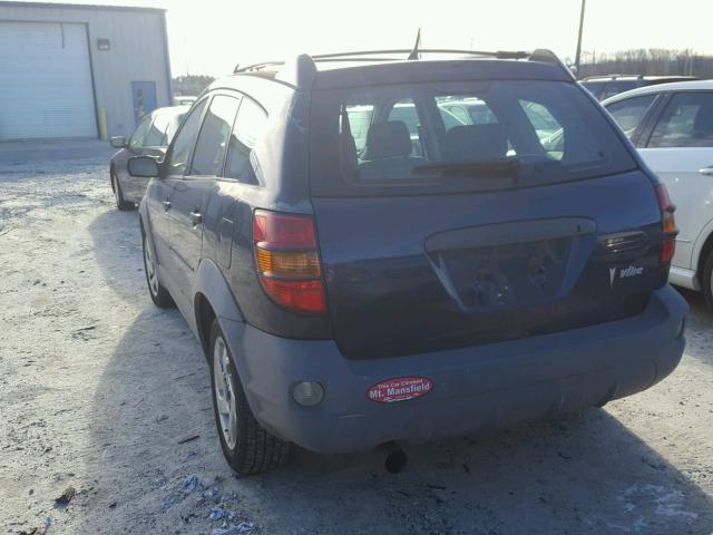 5Y2SL62873Z431604 - 2003 PONTIAC VIBE BLUE photo 3