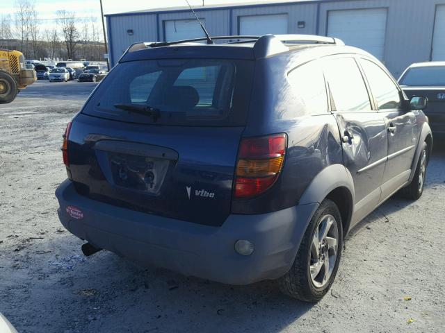 5Y2SL62873Z431604 - 2003 PONTIAC VIBE BLUE photo 4