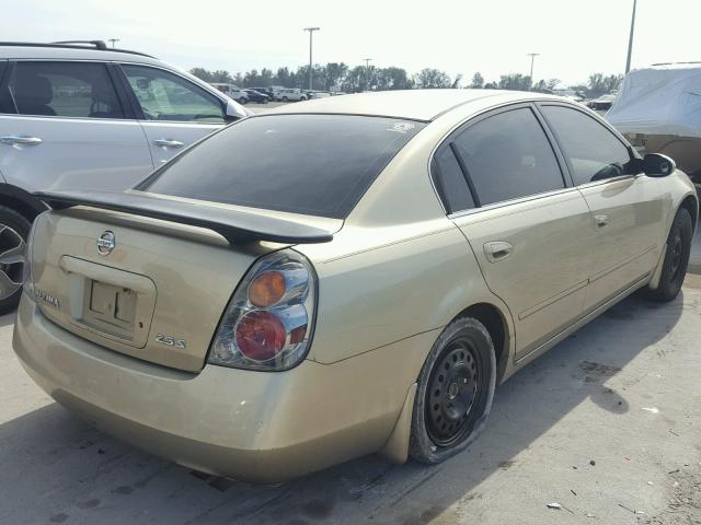 1N4AL11D53C169300 - 2003 NISSAN ALTIMA BAS GOLD photo 4