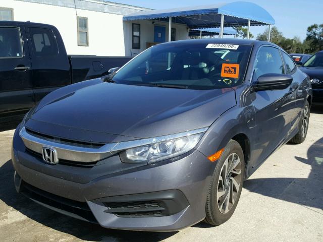 2HGFC4B08HH306720 - 2017 HONDA CIVIC LX GRAY photo 2