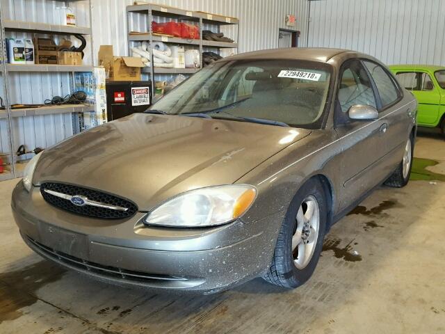 1FAFP55U61A125259 - 2001 FORD TAURUS SES GREEN photo 2