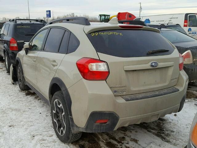 JF2GPADC6HH237286 - 2017 SUBARU CROSSTREK TAN photo 3