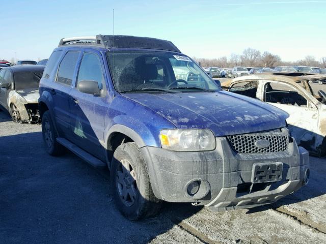 1FMYU03115KC73290 - 2005 FORD ESCAPE XLT BLUE photo 1