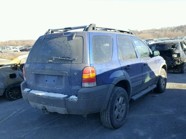 1FMYU03115KC73290 - 2005 FORD ESCAPE XLT BLUE photo 4