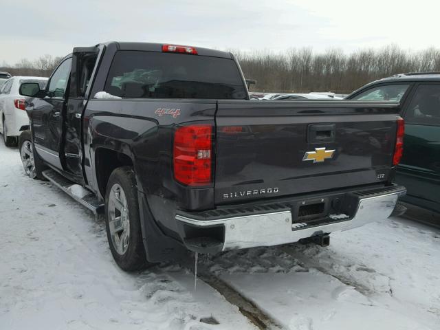 3GCUKSEC8EG355494 - 2014 CHEVROLET SILVERADO BLACK photo 3