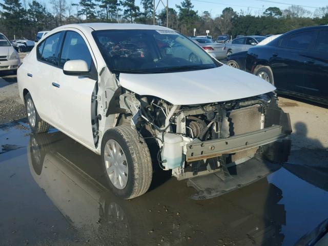 3N1CN7AP5EL871587 - 2014 NISSAN VERSA S WHITE photo 1