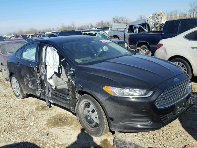 1FA6P0G72E5366700 - 2014 FORD FUSION S BLACK photo 1