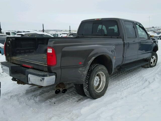 1FTWW33R98EB50160 - 2008 FORD F350 SUPER BLACK photo 4