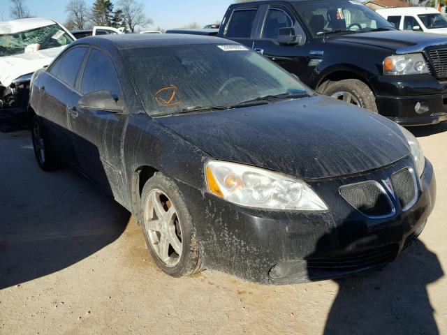 1G2ZG58N674208780 - 2007 PONTIAC G6 BASE BLACK photo 1