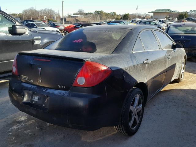 1G2ZG58N674208780 - 2007 PONTIAC G6 BASE BLACK photo 4