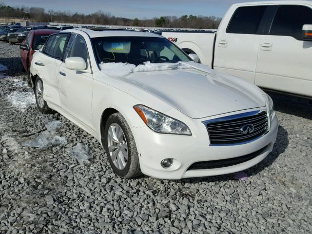 JN1BY1AP7BM322071 - 2011 INFINITI M37 WHITE photo 1