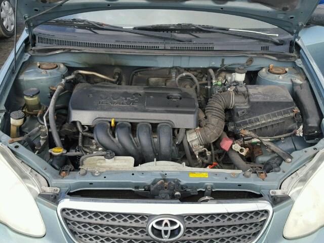 2T1BR32E85C397978 - 2005 TOYOTA COROLLA CE BLUE photo 7