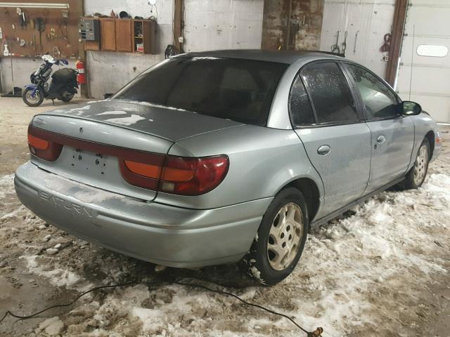 1G8ZK52712Z224718 - 2002 SATURN SL2 BLUE photo 4