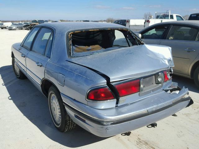 1G4HP52KXVH497525 - 1997 BUICK LESABRE CU BLUE photo 3