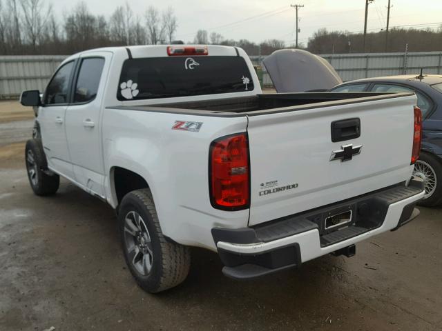 1GCGTCE35F1170903 - 2015 CHEVROLET COLORADO Z WHITE photo 3