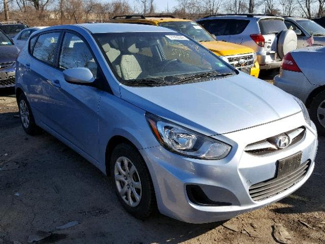 KMHCT5AE8CU015396 - 2012 HYUNDAI ACCENT GLS BLUE photo 1