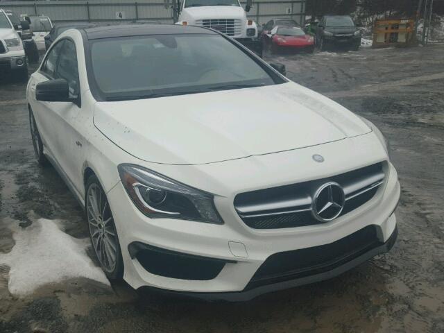 WDDSJ5CB1FN196774 - 2015 MERCEDES-BENZ CLA 45 AMG WHITE photo 1