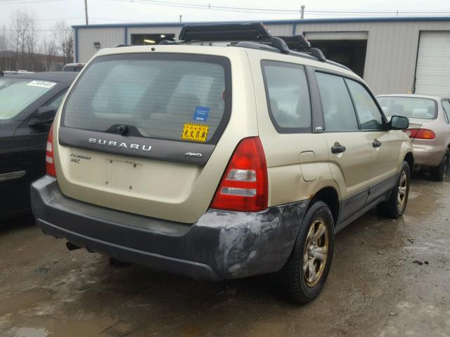 JF1SG63694H709448 - 2004 SUBARU FORESTER 2 BLACK photo 4