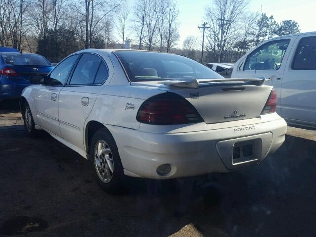 1G2NF52E04C240149 - 2004 PONTIAC GRAND AM S WHITE photo 3