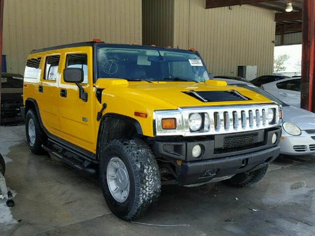 5GRGN23U65H102839 - 2005 HUMMER H2 YELLOW photo 1