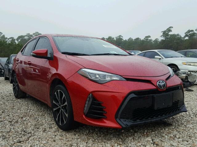 5YFBURHE6HP700012 - 2017 TOYOTA COROLLA L RED photo 1