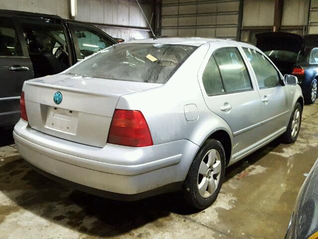 3VWSK69M03M119001 - 2003 VOLKSWAGEN JETTA GLS SILVER photo 4