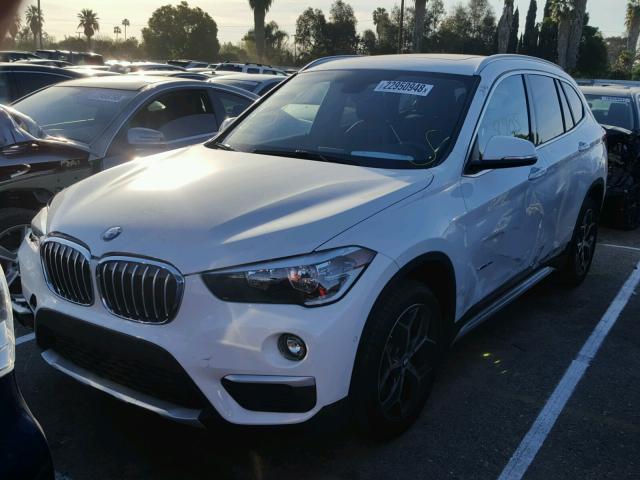 WBXHU7C30H5H33188 - 2017 BMW X1 SDRIVE2 WHITE photo 2