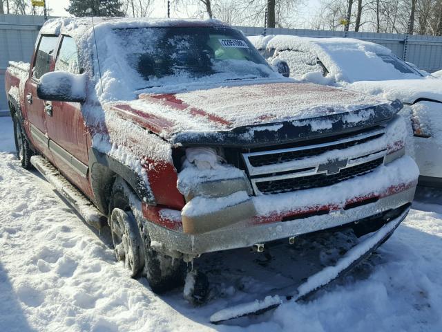 2GCEK13Z361346377 - 2006 CHEVROLET SILVERADO RED photo 1