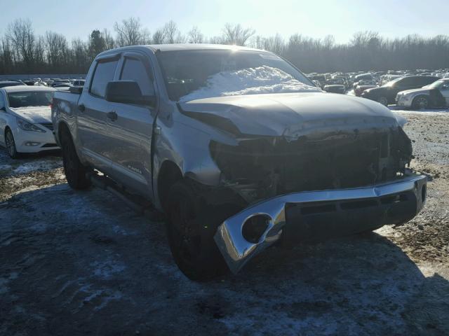 5TFEV54138X062969 - 2008 TOYOTA TUNDRA CRE SILVER photo 1