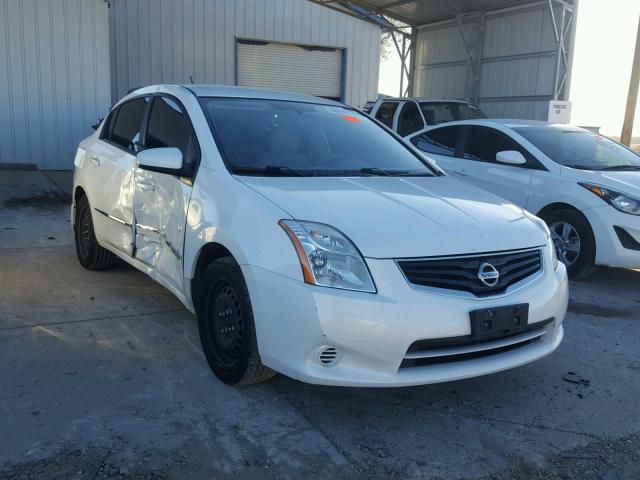 3N1AB6AP8CL655384 - 2012 NISSAN SENTRA 2.0 WHITE photo 1