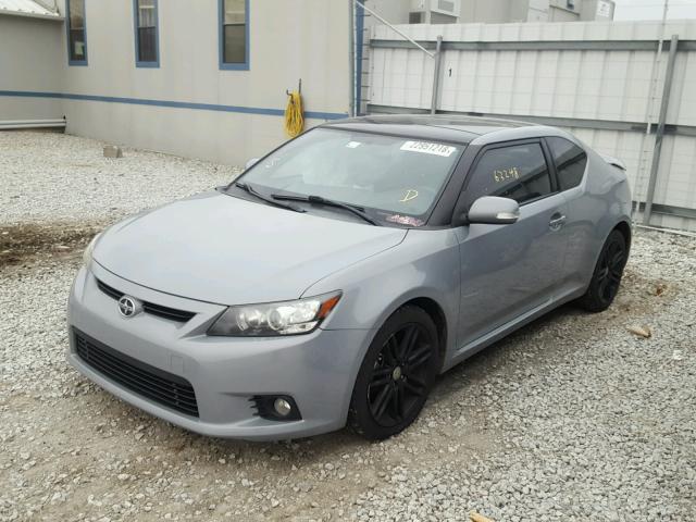 JTKJF5C79B3006821 - 2011 TOYOTA SCION TC ნაცრისფერი ფოტო 2