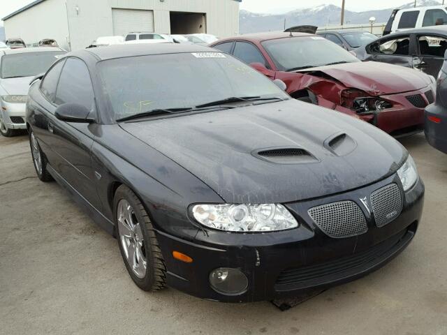 6G2VX12U55L468195 - 2005 PONTIAC GTO BLACK photo 1