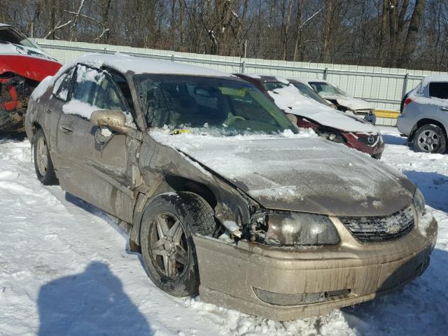 2G1WH55K359206364 - 2005 CHEVROLET IMPALA LS GOLD photo 1