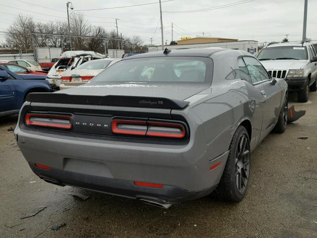 2C3CDZBT1JH116368 - 2018 DODGE CHALLENGER GRAY photo 4