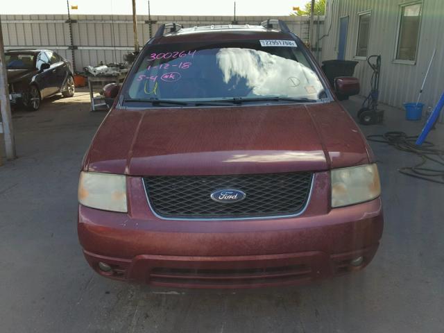 1FMDK03196GA02633 - 2006 FORD FREESTYLE MAROON photo 10