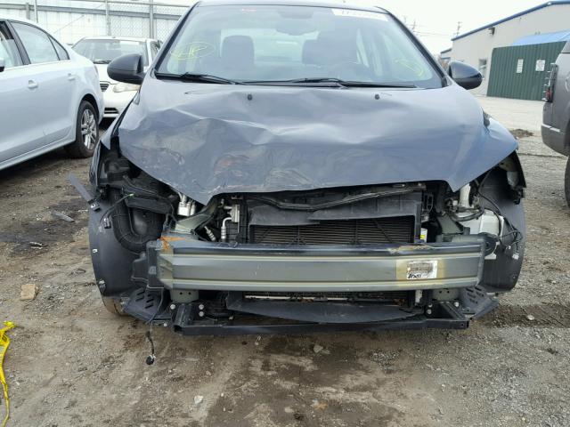 1G1JA5SH8D4212573 - 2013 CHEVROLET SONIC LS შავი ფოტო 9