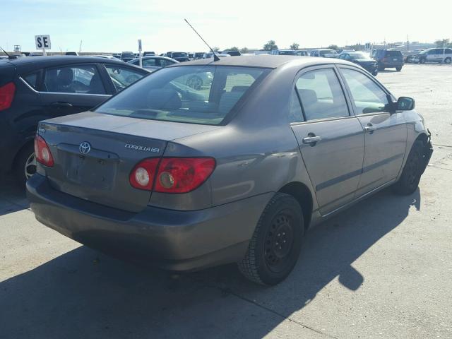 1NXBR32E66Z747267 - 2006 TOYOTA COROLLA CE GRAY photo 4