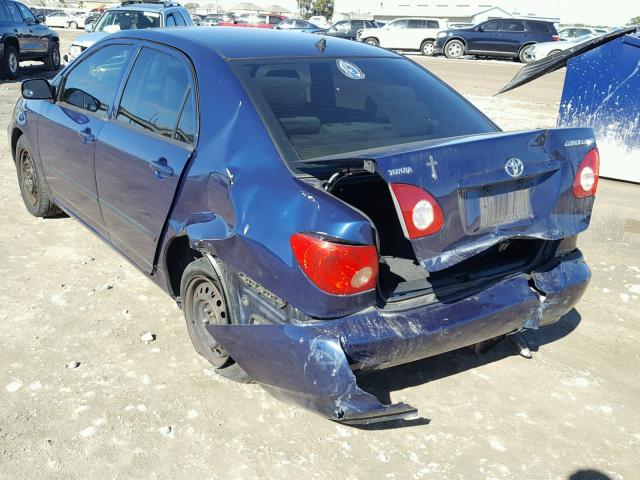 1NXBR32EX7Z892099 - 2007 TOYOTA COROLLA CE BLUE photo 3