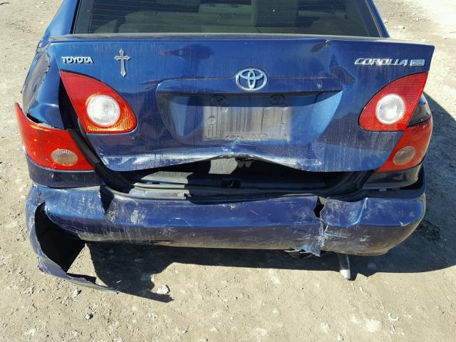 1NXBR32EX7Z892099 - 2007 TOYOTA COROLLA CE BLUE photo 9