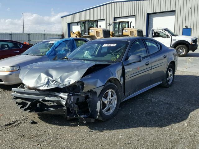 2G2WS522741310242 - 2004 PONTIAC GRAND PRIX GRAY photo 2