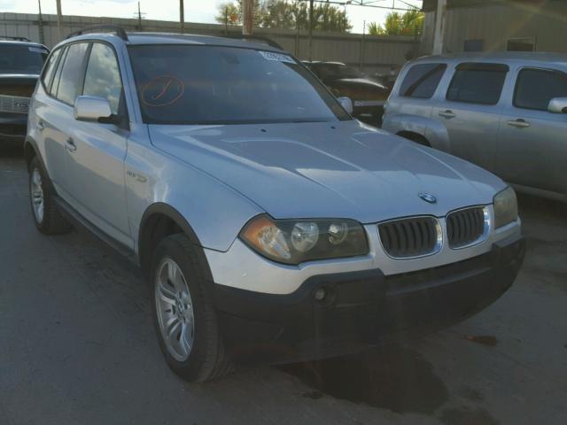 WBXPA93474WA62308 - 2004 BMW X3 3.0I SILVER photo 1