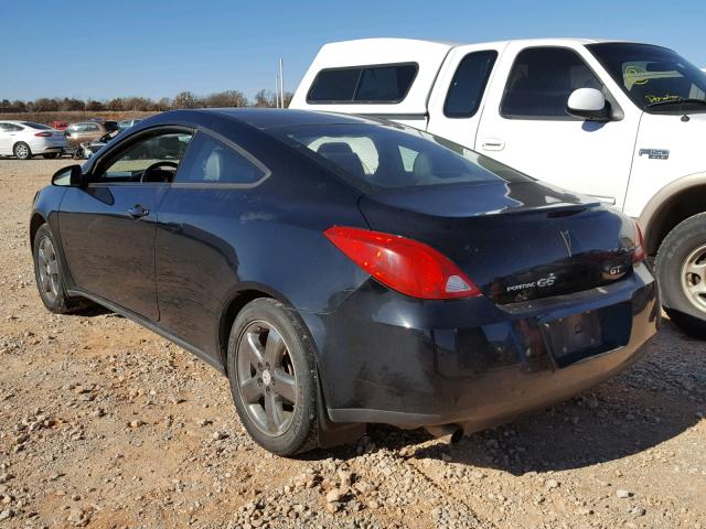 1G2ZH17N784149537 - 2008 PONTIAC G6 GT BLACK photo 3