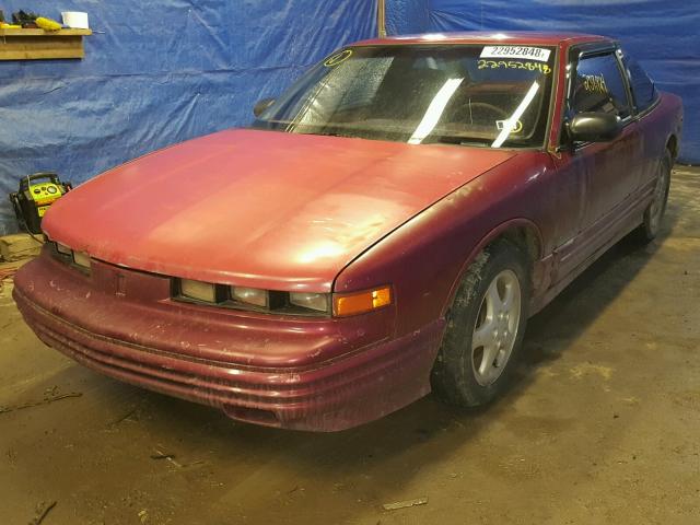 1G3WH15M4RD393298 - 1994 OLDSMOBILE CUTLASS SU RED photo 2