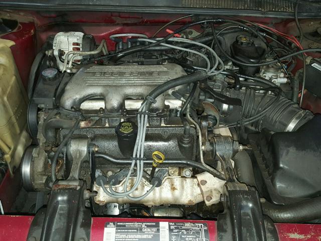 1G3WH15M4RD393298 - 1994 OLDSMOBILE CUTLASS SU RED photo 7
