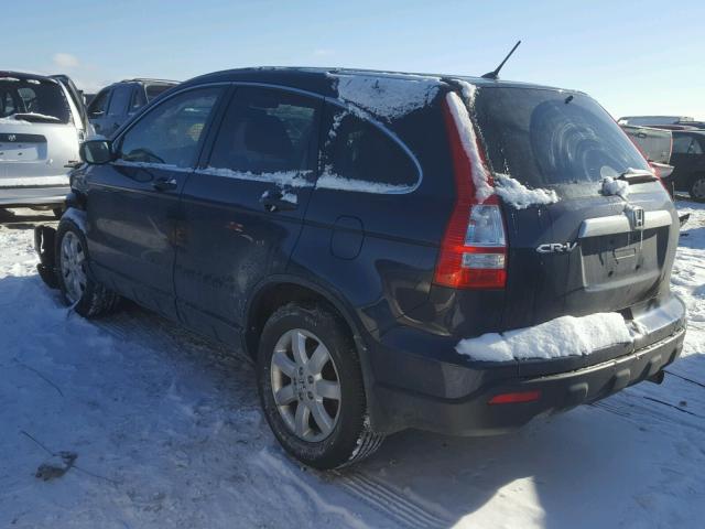 JHLRE485X8C065631 - 2008 HONDA CR-V EX BLUE photo 3