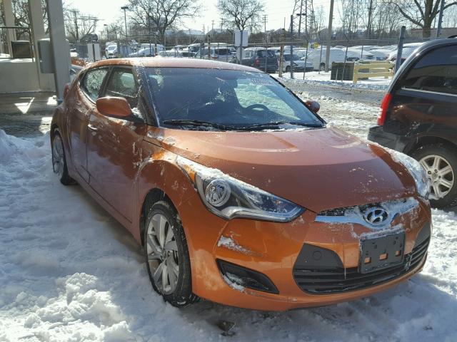 KMHTC6AD8GU301042 - 2016 HYUNDAI VELOSTER B ORANGE photo 1