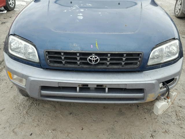 JT3GP10V9Y0046406 - 2000 TOYOTA RAV4 BLUE photo 7