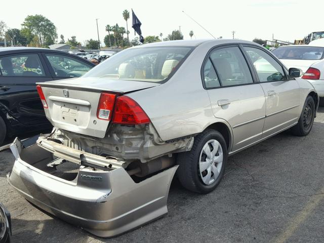 JHMES96605S023658 - 2005 HONDA CIVIC HYBR GRAY photo 4