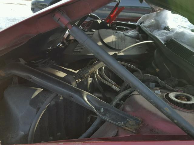 2G1WT58KX81287621 - 2008 CHEVROLET IMPALA LT RED photo 7