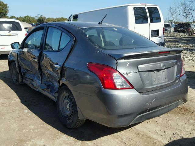 3N1CN7AP6GL847429 - 2016 NISSAN VERSA S GRAY photo 3